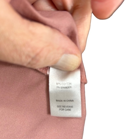 Cactus & Pearl New Dusty Rose Cotton Full Zip Anorak Utility Jacket Size M - Picture 9 of 9